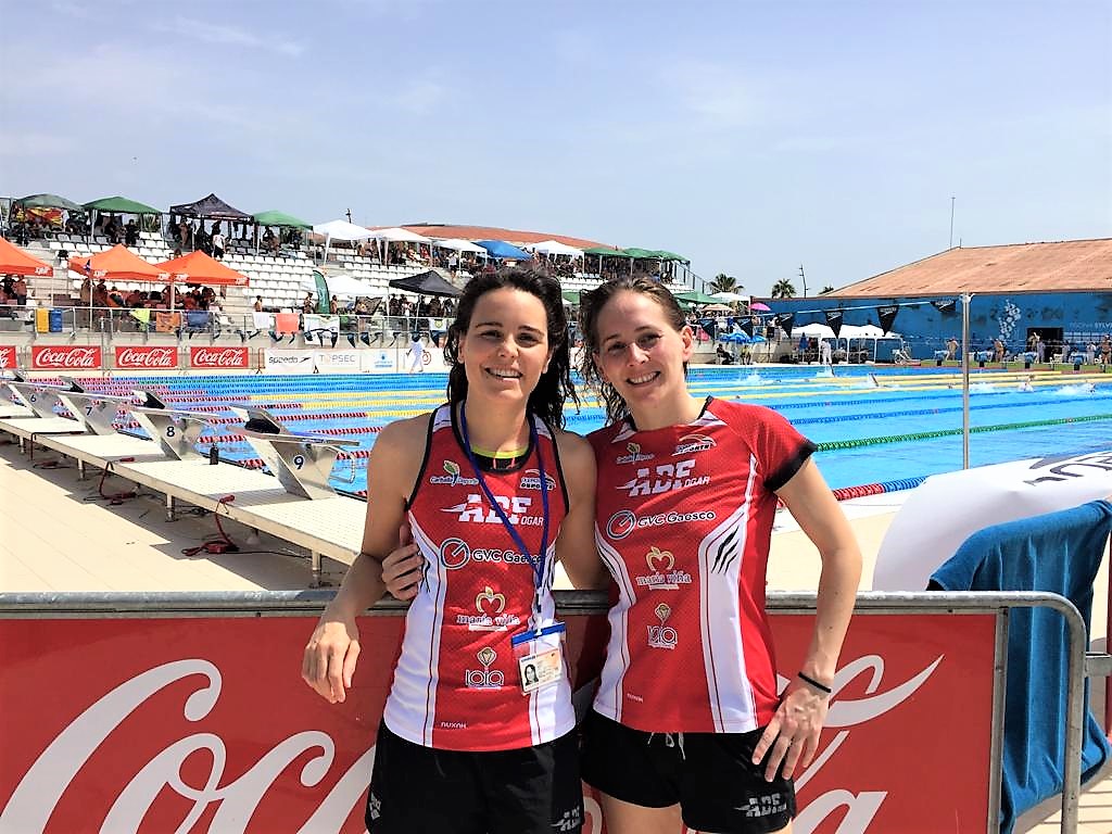 Elisa e Cora suman 3 medallas e 10 récords no Nacional Máster
