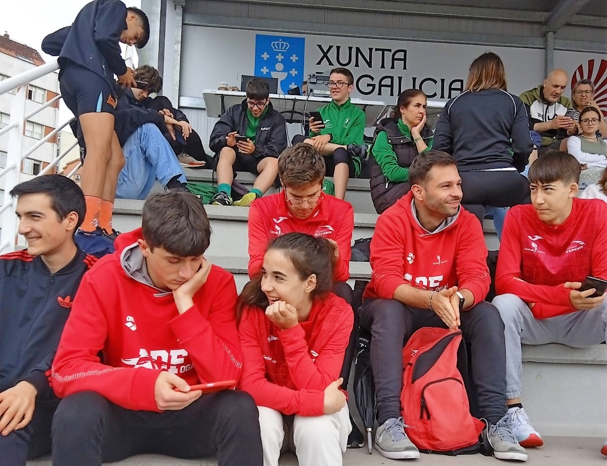 Gran actuación d@s nos@s cinco atletas no Galego Sub18