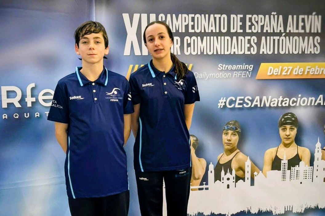 Boa fin de semana d@s nos@s nadadores-as en Málaga e Ferrol