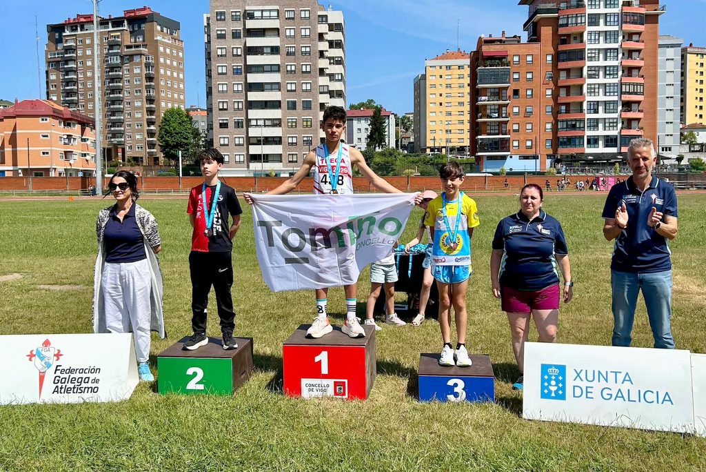 Iago Bello Subcampión Galego Sub14 dos 2.000 m.l. AL