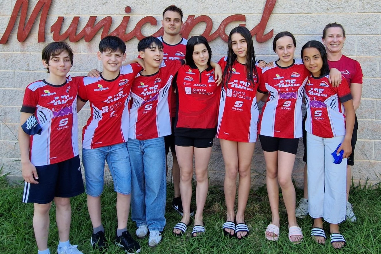9 medallas e 3 récords do club para @s nos@s no Galego Alevín
