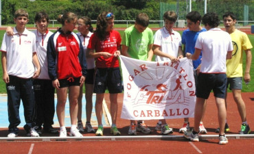 Los cadetes del Fogar campeones gallegos de Biatlón escolar