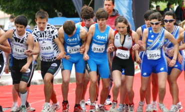 Balbina y Dani, subcampeones provinciales de Duatlón Escolar