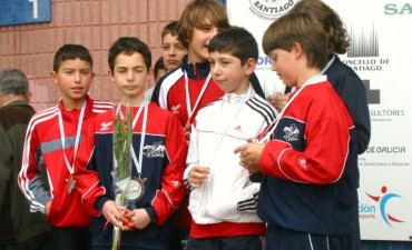 El Fogar participa con 39 promesas en el Biatlón de Arzúa