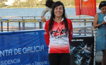 Verónica Montes Campeona Nacional de Duatlón con Galicia