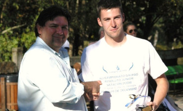 Diego Martínez acaba 2º en la Travesía al Puerto de Vilaxoán