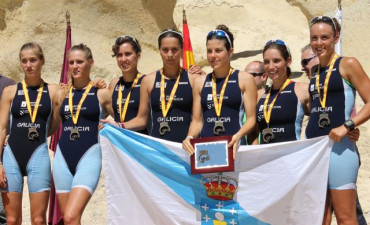 M. Barbeito y S. Veira, Campeonas de España con Galicia