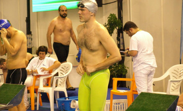 Juan Perez Ferreiro nada en Zaragoza el Nacional de Verano