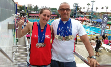 Baño de Oro de Elisa y Rudy en Las Palmas de Gran Canaria