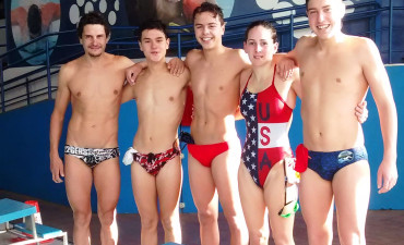 4 Nadadores de la AD.Fogar completan las 100x100 en Santiago