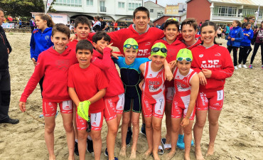 La Escuela de TRI se hace con 5 podios en el Triatlón de Cedeira