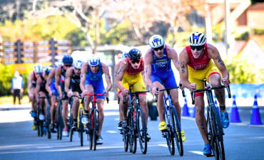 Andrés Prieto foi 14º elite na World Triathlon Cup de Tongyeong