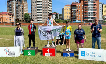 Iago Bello Subcampión Galego Sub14 dos 2.000 m.l. AL
