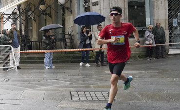 Nuno Moure bateu o récord absoluto do club de medio maratón
